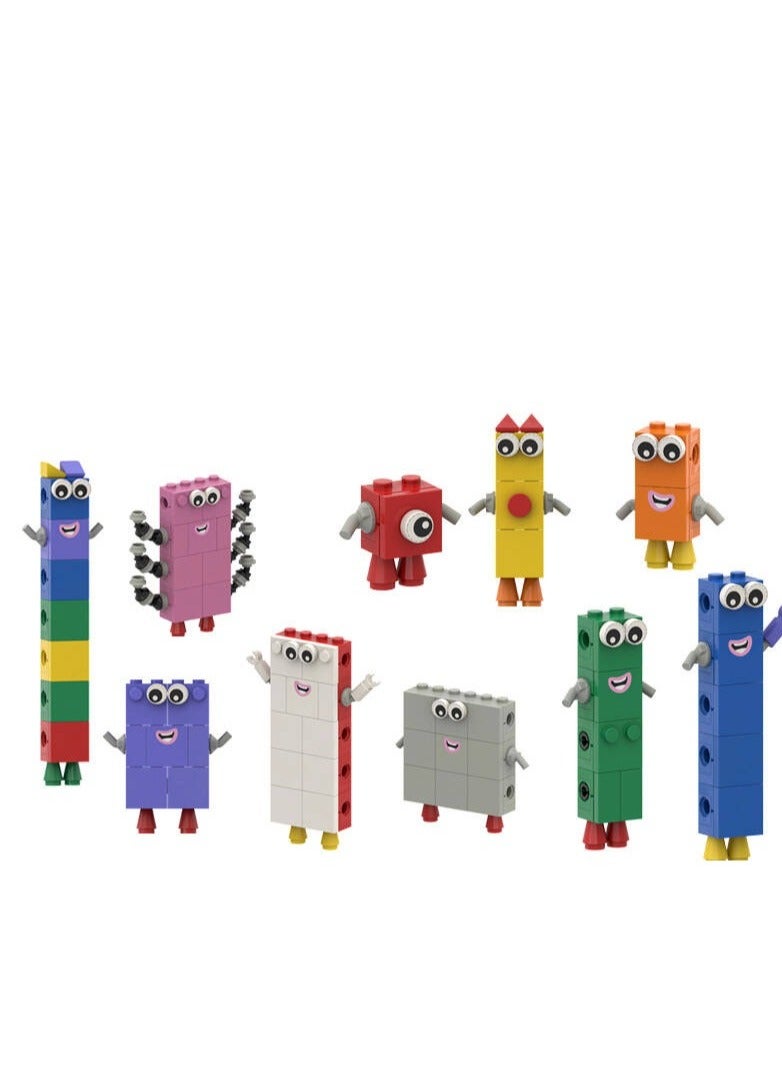 409Pcs Numberblocks Building Blocks And 13Pcs Random Cards Best Gift For Boys And Girls  - Image 1