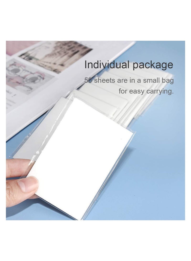 SYOSI Transparent Sticky Notes Pad, 3x3" Waterproof Self-Adhesive Clear Memo Message Reminder, 10 Packs 500 Sheets (3 x 3 Inches) - Image 4