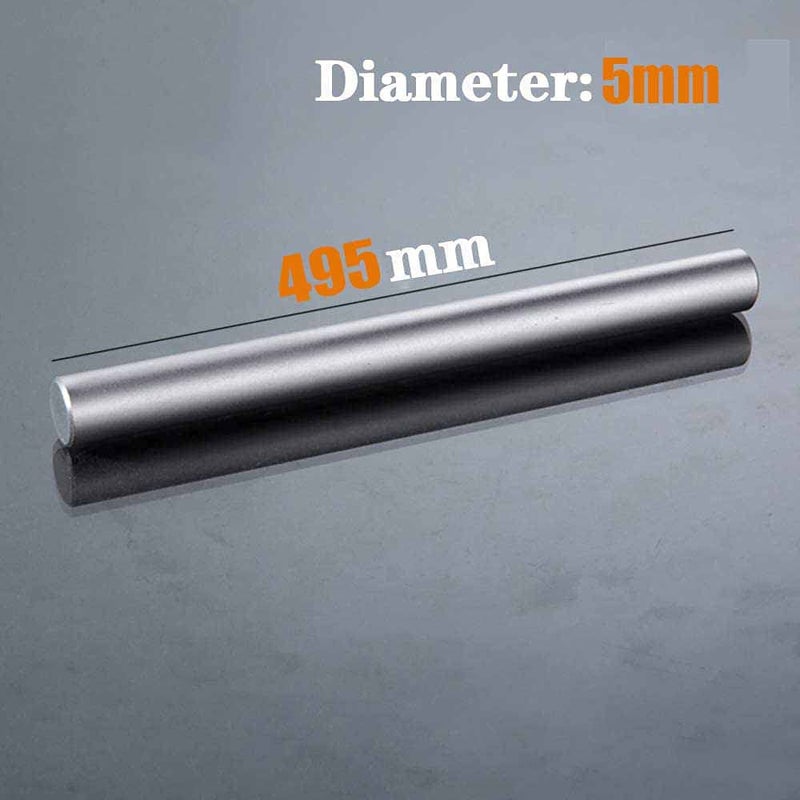 6061 T6 قضبان ألمنيوم مستديرة قطر 5 مم 5 قطع طول 495 مم لمشاريع DIY - Image 4