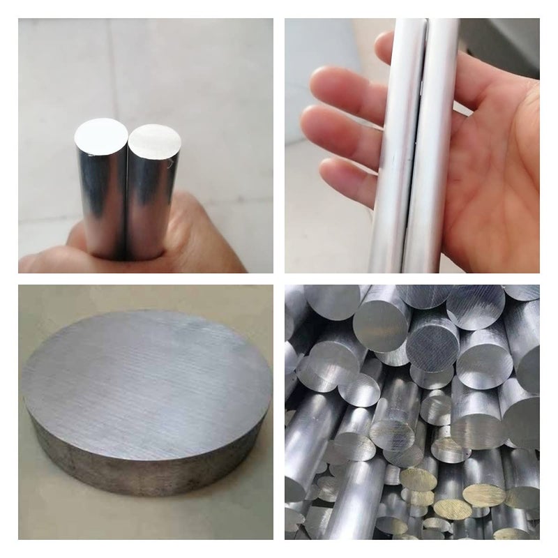 6061 T6 قضبان ألمنيوم مستديرة قطر 5 مم 5 قطع طول 495 مم لمشاريع DIY - Image 5