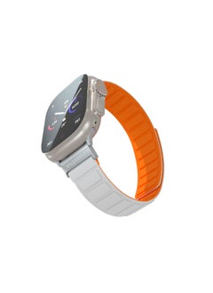 blupebble Silicone Reversible Magnetic Strap for Apple Watch Ultra 49/45/44/42MM Compatible with Series 8 | 7 | 6 | 5 | 4 | 3 | SE  - Image 2