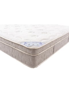 Almutlaq Furniture Viceroy Latex Plush Top Hybrid - Gel Latex And Pocket Springs Mattress For Premium Sleep Comfort And Minimizing Motion To Create Perfect Body Balance - King Size 200x180x29 CM - Color: White Grey  - Image 5