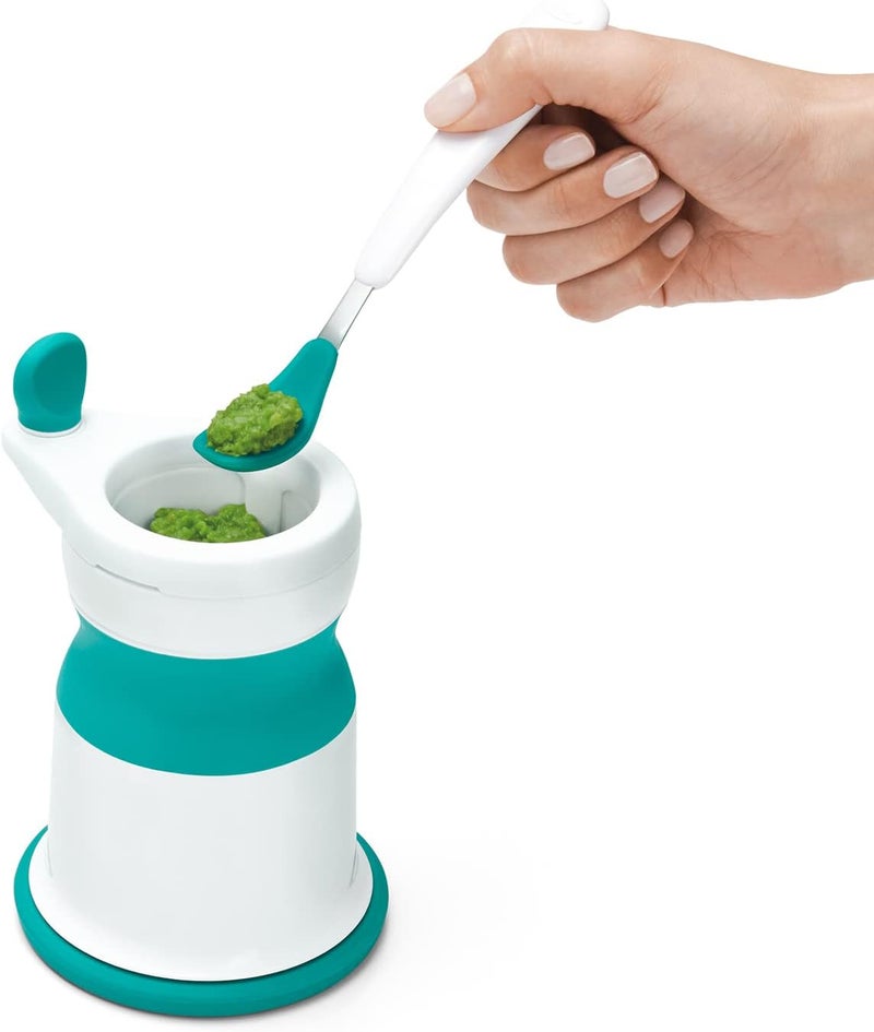 OXO Tot Mash Maker Baby Food Mill - Teal - Image 5