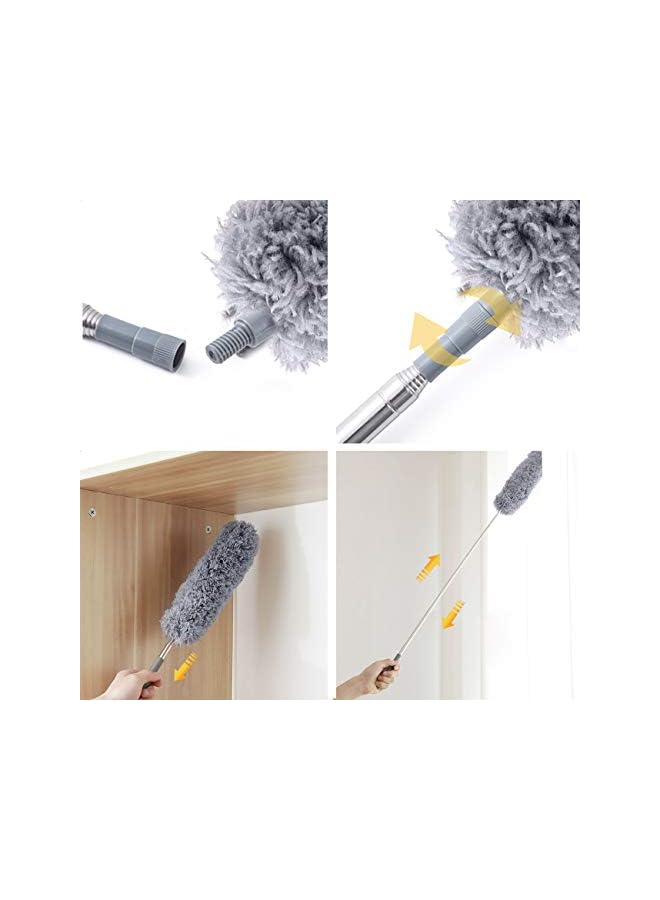 PROMASS 2.5m/100inch Dust Cleaner Sofa Extendable Duster Removal Floor 1.4m Gap Brush Household Cleaning tools Feather Home Use - Image 5