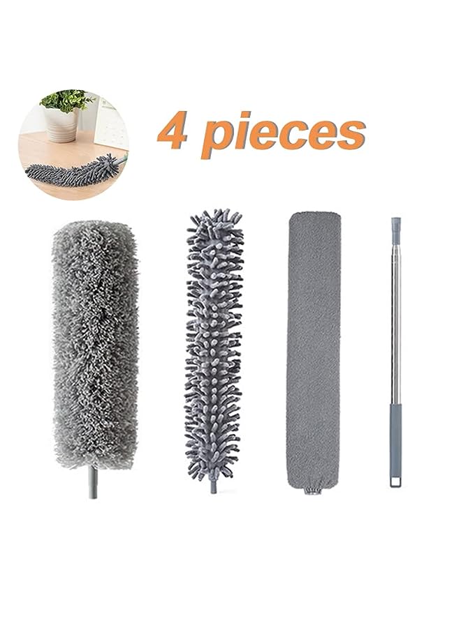 PROMASS 2.5m/100inch Dust Cleaner Sofa Extendable Duster Removal Floor 1.4m Gap Brush Household Cleaning tools Feather Home Use - Image 3