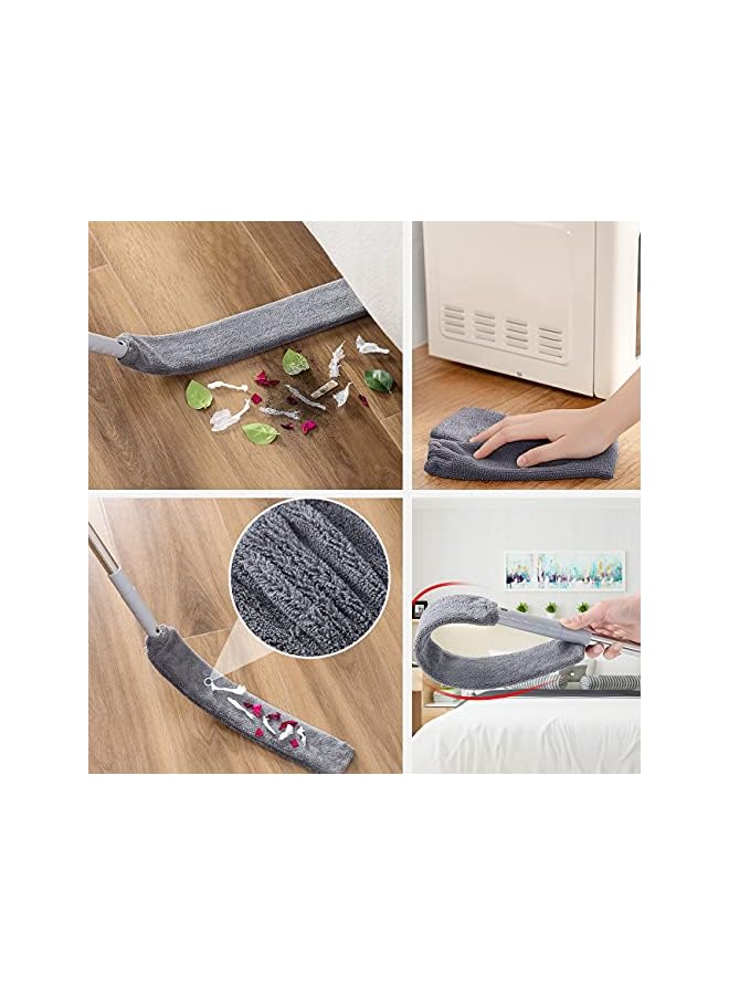 PROMASS 2.5m/100inch Dust Cleaner Sofa Extendable Duster Removal Floor 1.4m Gap Brush Household Cleaning tools Feather Home Use - Image 4