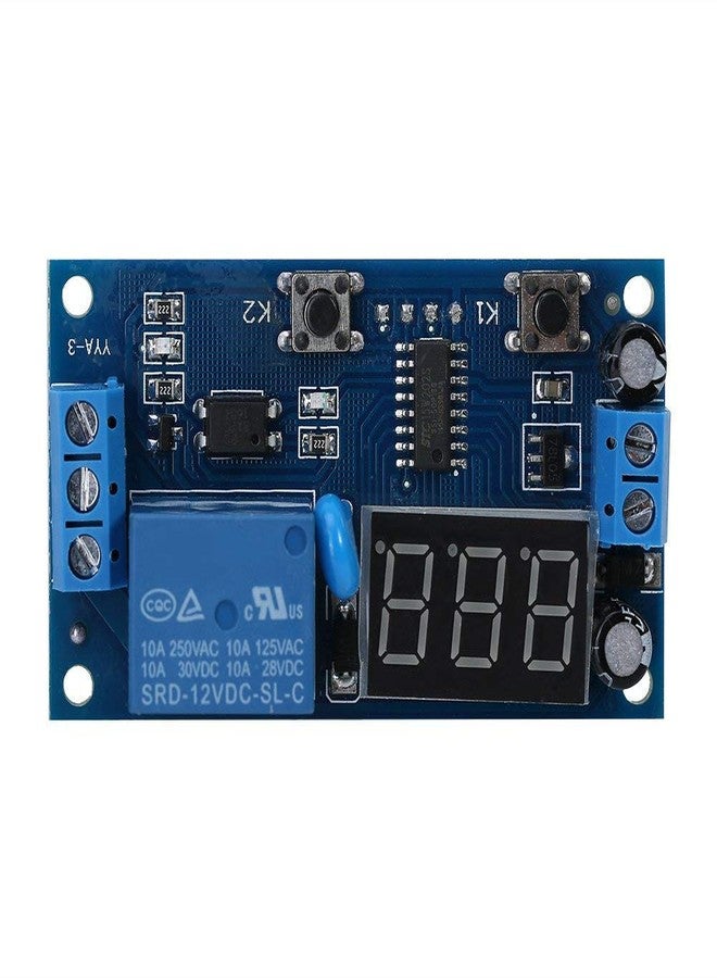 REES52 DC 12V Infinite Cycle Delay Timing Timer Relay ON Off Switch Loop Module with LED Display - Image 3