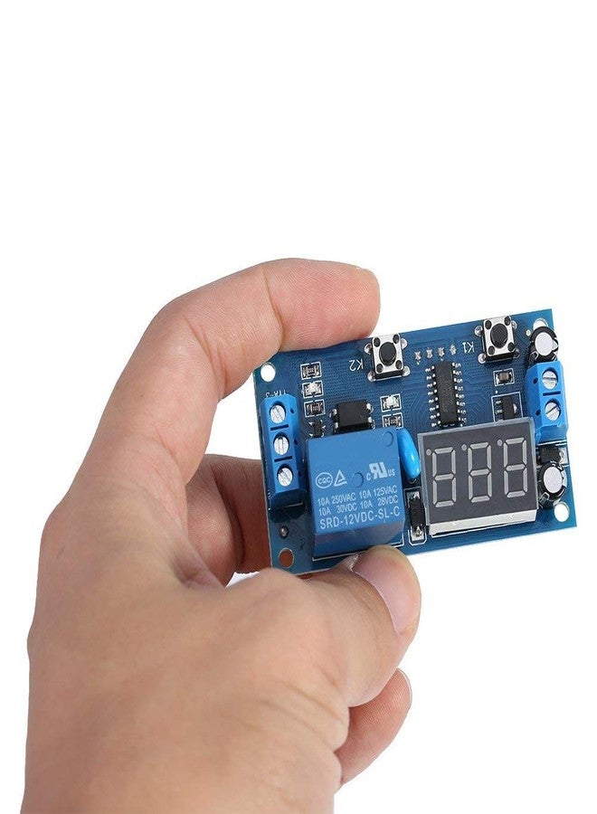 REES52 DC 12V Infinite Cycle Delay Timing Timer Relay ON Off Switch Loop Module with LED Display - Image 5