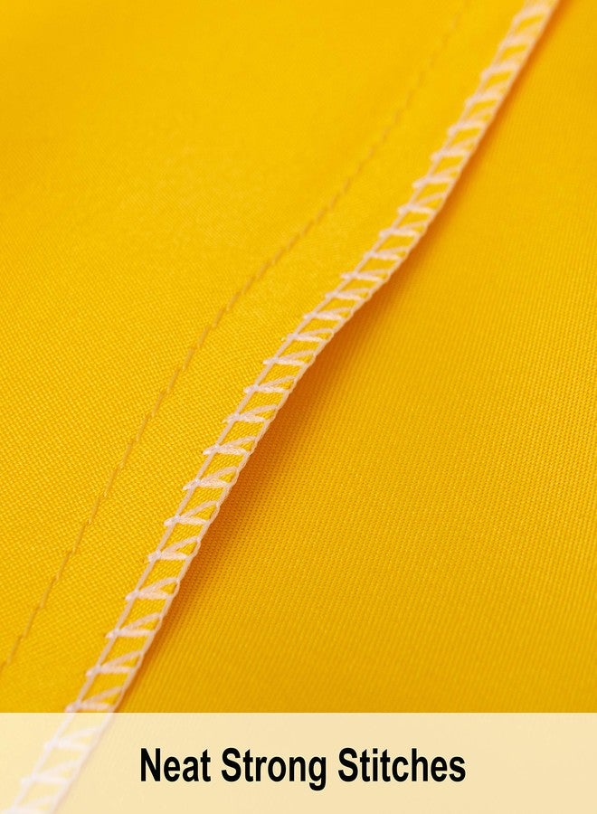 NTBAY 2 Pack Satin Standard Pillowcases for Hair and Skin, Luxurious and Silky Pillow Cases with Envelope Closure, 20x26 Inches, Yellow - Image 4