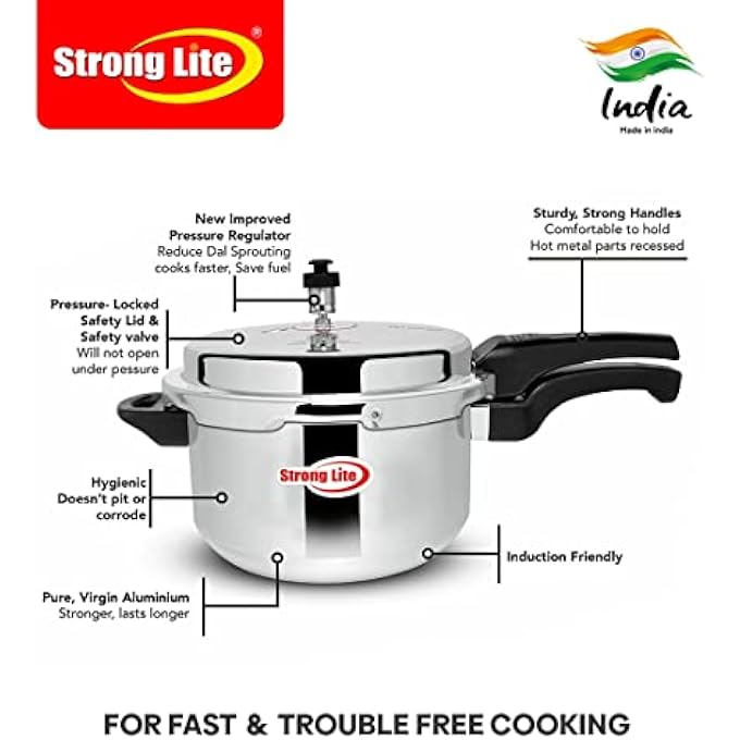 Strong Lite Smart Pressure Cooker 5 Ltrs Scw4105Ac - Image 4