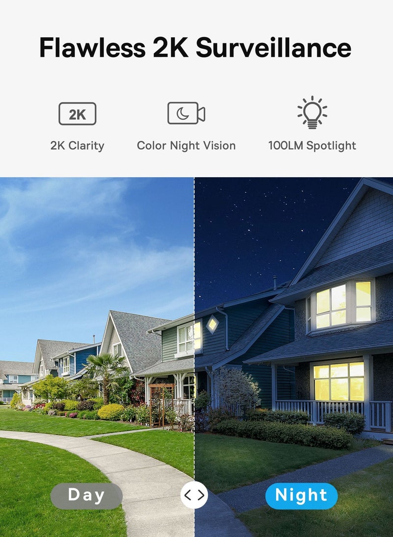 Baseus Baseus Security B1 | Wireless Outdoor IP Camera 2K, Wide Angle, App, Microphone  - Image 5