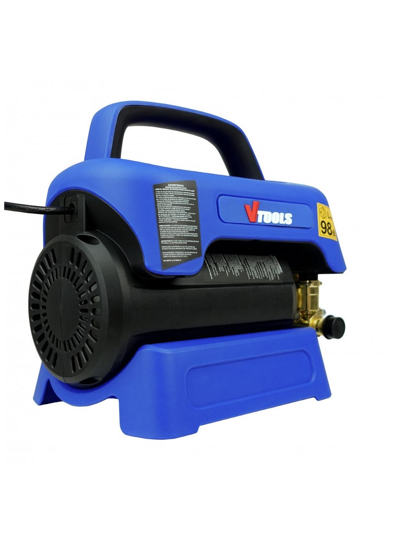 VTOOLS Vtools 120 Bar Electric Induction Pressure Washer With 5 Meter Hose & Soap Dispenser  - Image 2