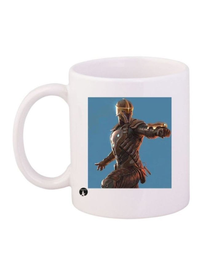 RYN Nova Corps Printed Coffee Mug White/Blue/Brown