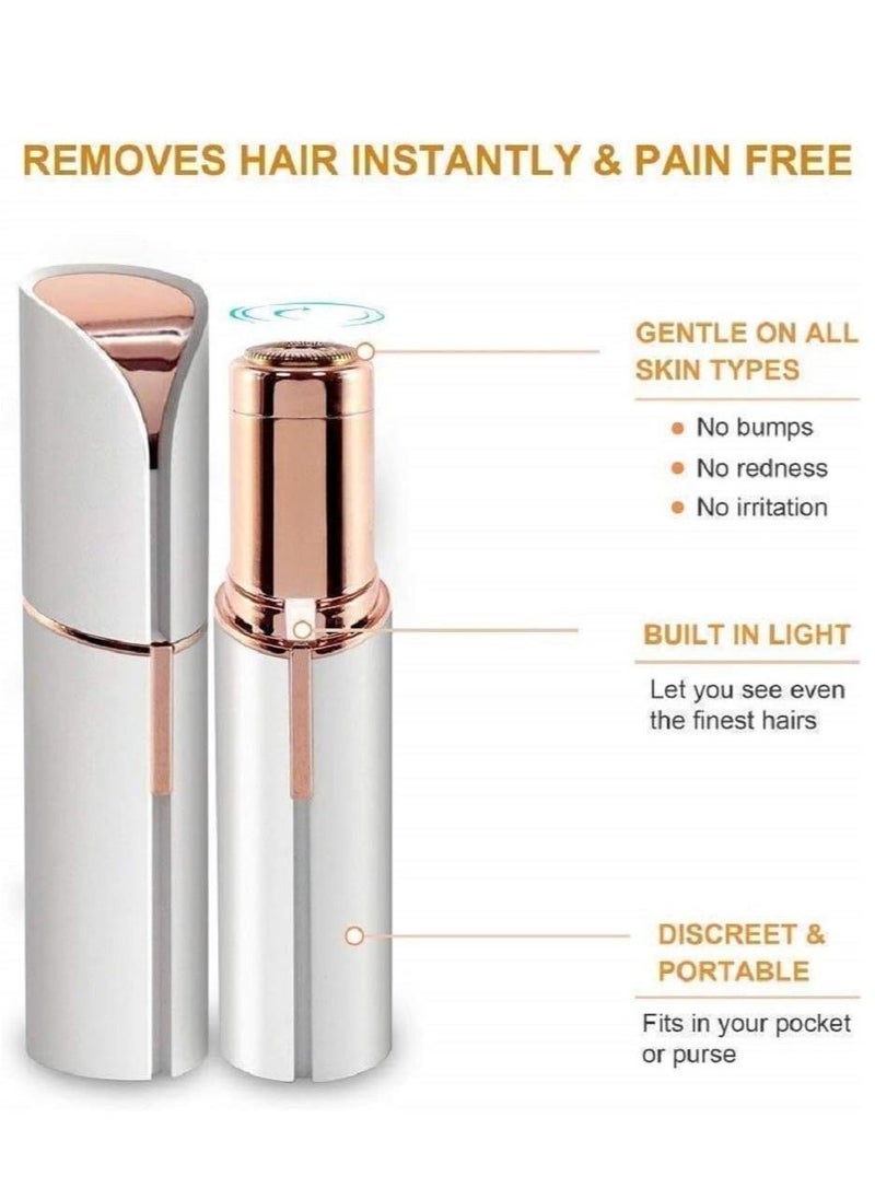 ELTRAZONE Electric Facial Hair Remover, Women’s Portable Facial Hair Trimmer, Best Painless Flawless Hair Remover for Women Bikini Area, Peach Fuzz - Image 2