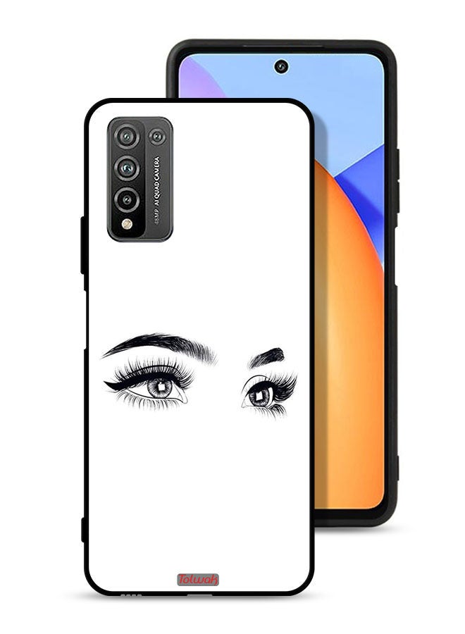 Tolwak Honor 10X Lite Protective Case Cover Eyes Art - Image 1