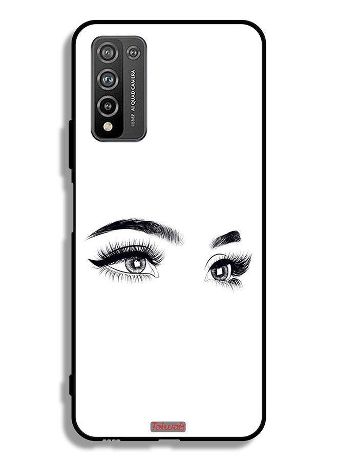 Tolwak Honor 10X Lite Protective Case Cover Eyes Art - Image 2