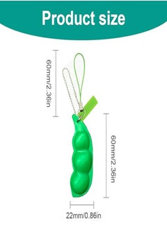 Generic Fidget Toys,Funny Funny Cool Decompression Bean Polka Dot Toy Keychain 