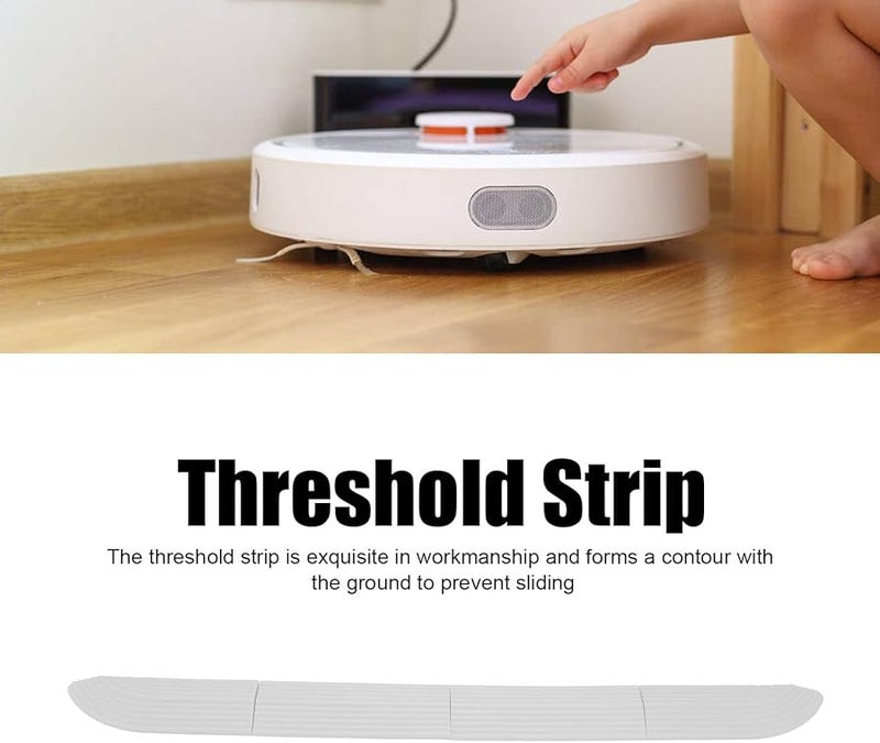 Universal Rubber Door Sill Threshold Ramp Strip White For Wheelchair Scooter Sweeper - Image 4