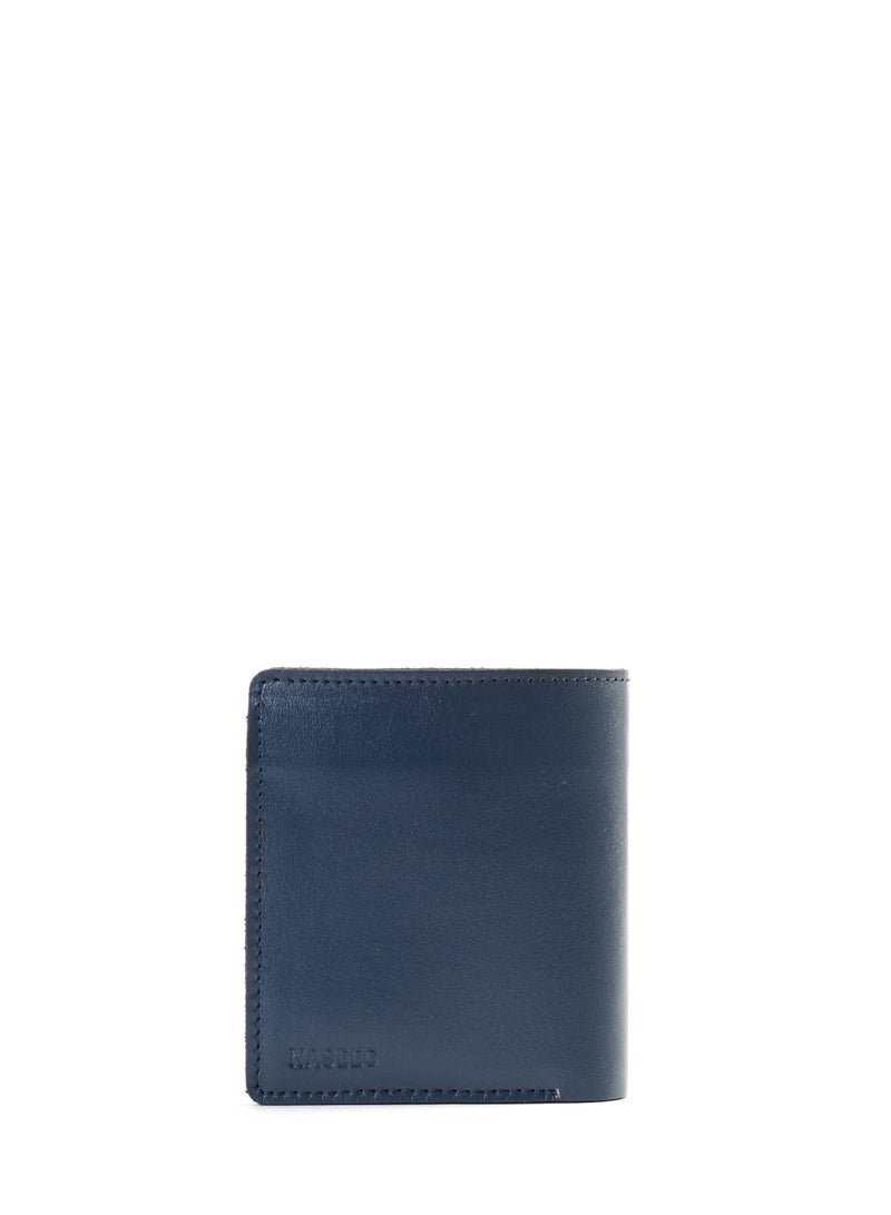 NASEEG Siwa Genuine Leather Wallet From Naseeg - Dark Blue - Image 1