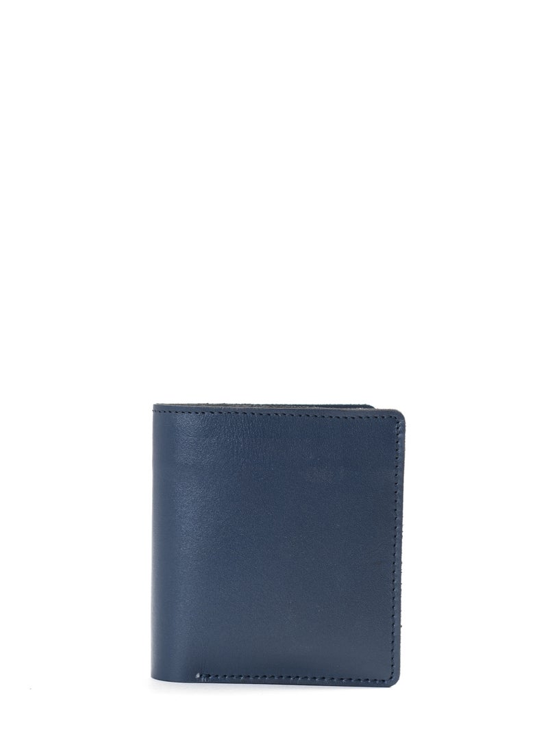 NASEEG Siwa Genuine Leather Wallet From Naseeg - Dark Blue - Image 2