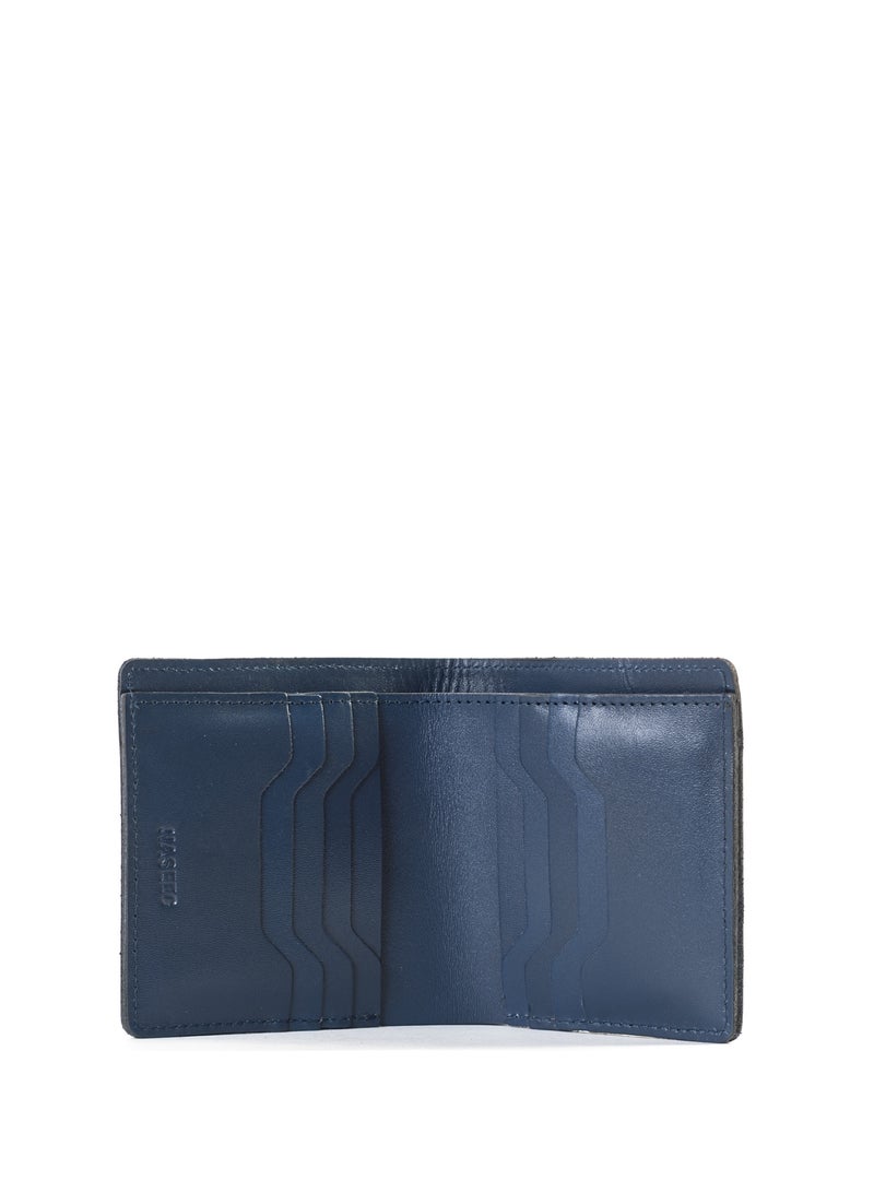 NASEEG Siwa Genuine Leather Wallet From Naseeg - Dark Blue - Image 3