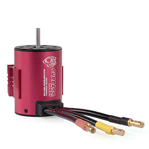 GoolRC Surpass Hobby 3650 Brushless Motor and ESC Combo, 3900KV Brushless Motor and 60A ESC for 1/10 Scale RC Car Truck Indispensable Accessory for Modification Enthusiasts - Image 3