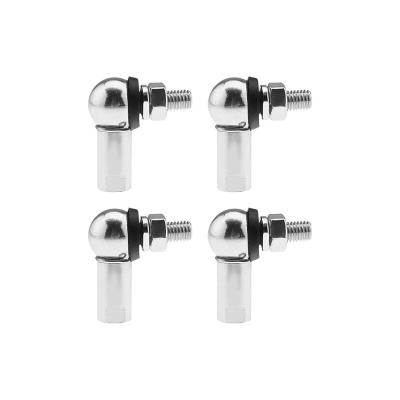 Micro Traders 4Pcs Angle Linkage Ball Joint Kit, with Spring Clip Dust Seal CS DIN 71802 Gear Linkage Replacements M6 (RH) - Image 1