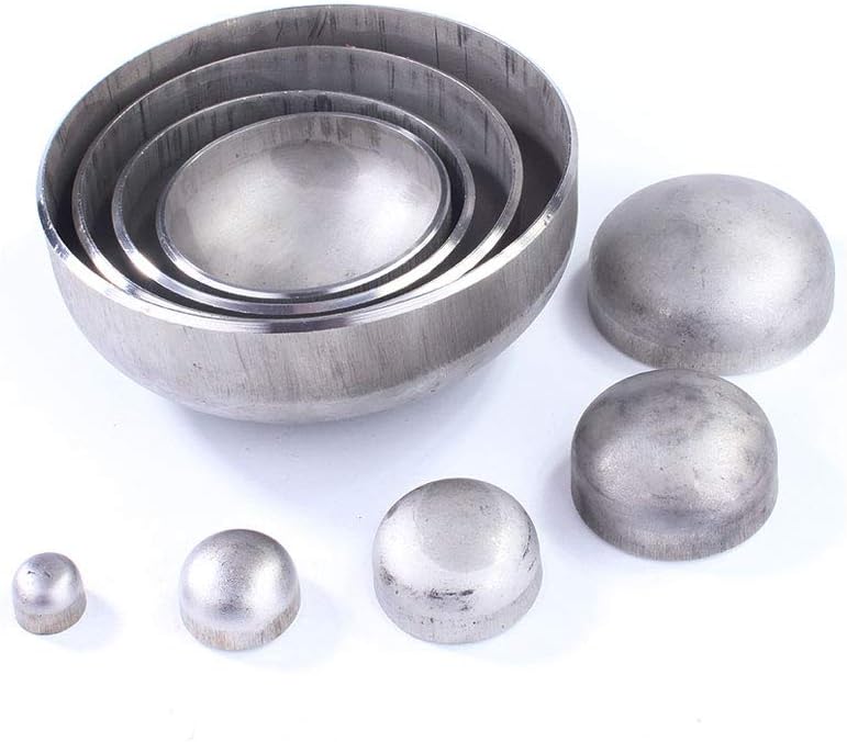 38mm OD 2mm Wall 304 Stainless Steel Pipe Blind Head End Cap Tube Fitting - Image 4