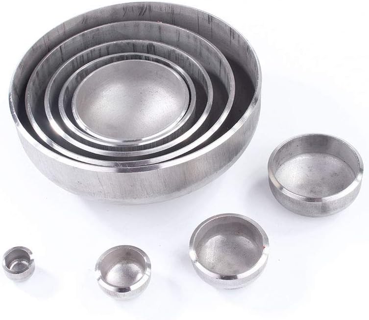 38mm OD 2mm Wall 304 Stainless Steel Pipe Blind Head End Cap Tube Fitting - Image 3