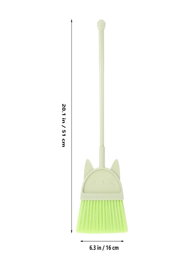 Amosfun Children's Broom Home Cleaning Tools Lovely Broom Cartoon Children Cartoon Home Cleaning Mini Small - Image 2