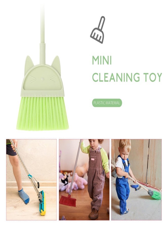 Amosfun Children's Broom Home Cleaning Tools Lovely Broom Cartoon Children Cartoon Home Cleaning Mini Small - Image 5