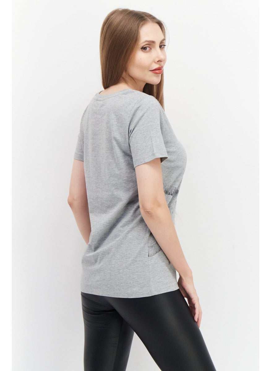 umbro Women Sportswear Fit Training T-Shirt, Grey  - Image 4