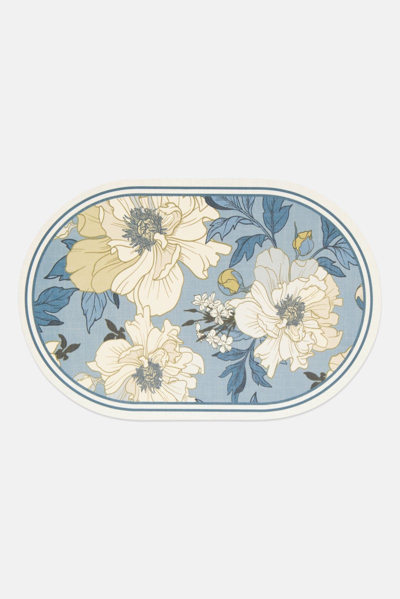 Bebe Home Floral Bathtroom Mat, Multicolor - Image 1