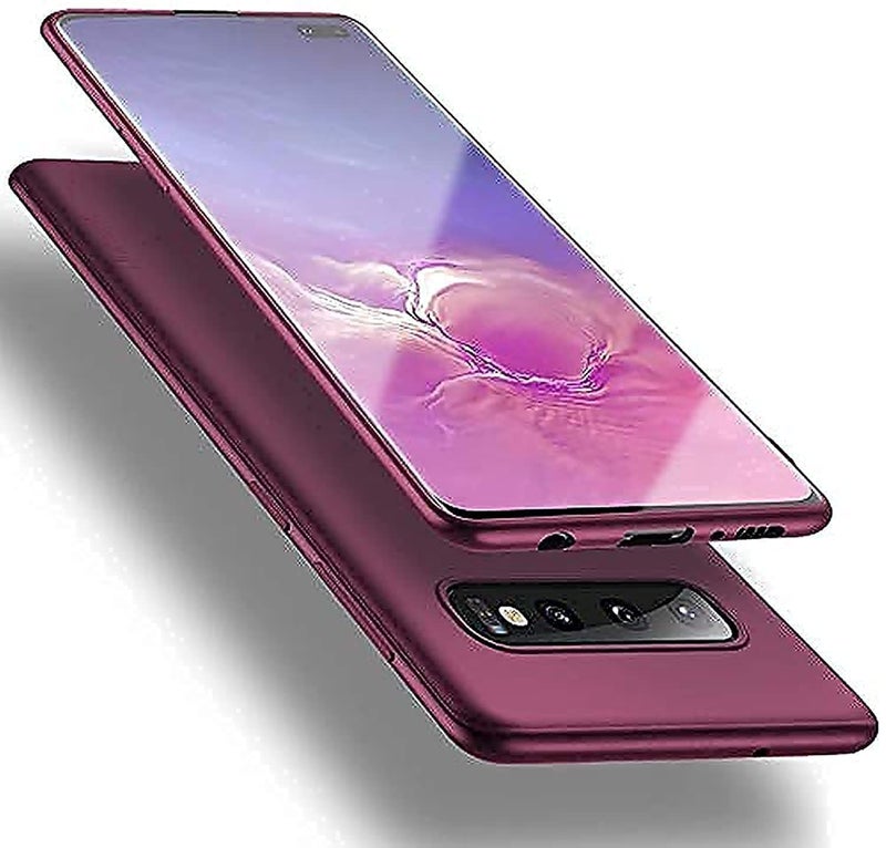 X－Level حافظة XLevel لهاتف سامسونج جالكسي S10 بلس - حافظة رفيعة من TPU الناعم ultra thin مع طلاء غير لامع وقبضة لهاتف النساء متوافقة مع سامسونج جالكسي S10 بلس 2019 - Image 1