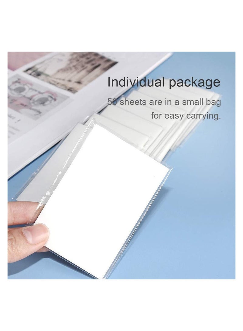 SYOSI Transparent Sticky Notes Pad, 3x3" Waterproof Self-Adhesive Clear Memo Message Reminder, 10 Packs 500 Sheets (3 x 3 Inches) - Image 4