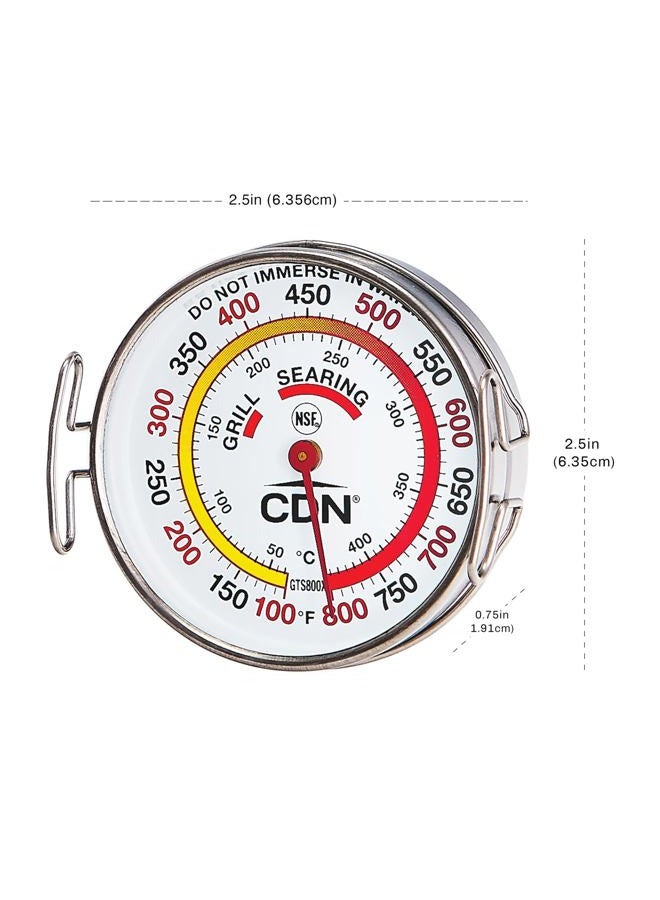 CDN Grill Surface Thermometer, Silver - Image 3
