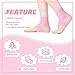 Tarpop 3 Pair Ankle Compression Sleeves for Kids Ankle Brace Compression Sleeves Foot Arch Sock for Girls Sports Running Dance Fitness GymnasticsPinkMedium - Image 4