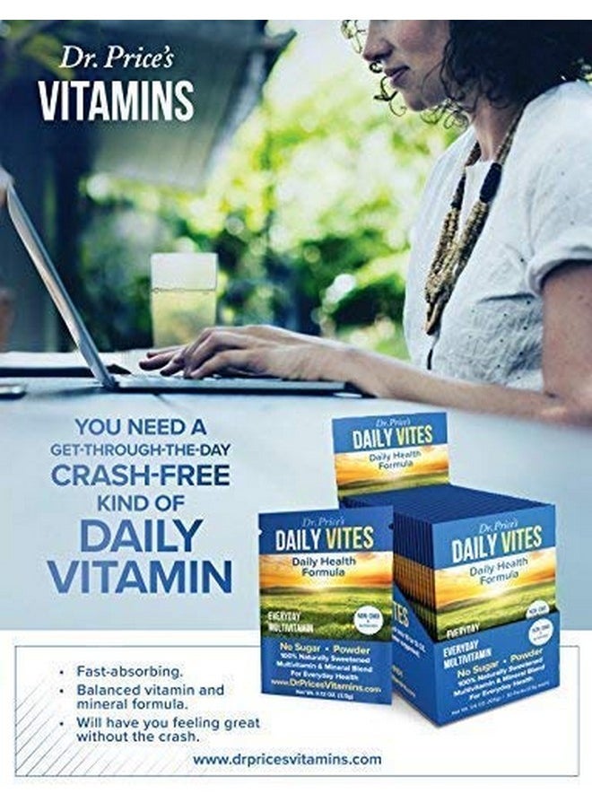 Dr. Price's Vitamins - Multivitamin For Women And Men Multivitamin Powder Packs B Complex Vitamin Supplement Daily Vitamin Supplements Minerals For Water No Sugar Non Gmo Gluten Free Drink Mix 30 Packets - Image 1