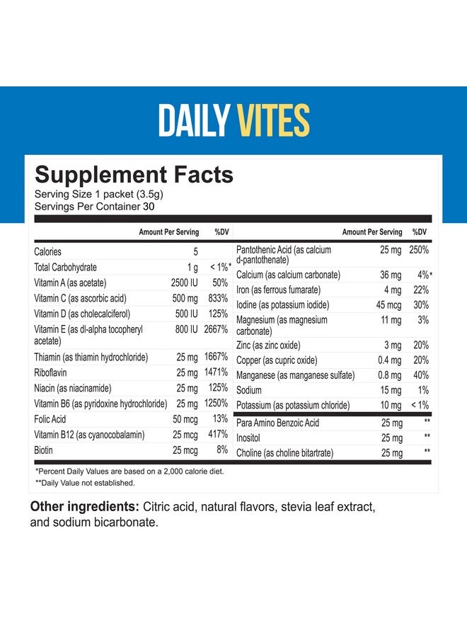 Dr. Price's Vitamins - Multivitamin For Women And Men Multivitamin Powder Packs B Complex Vitamin Supplement Daily Vitamin Supplements Minerals For Water No Sugar Non Gmo Gluten Free Drink Mix 30 Packets - Image 1
