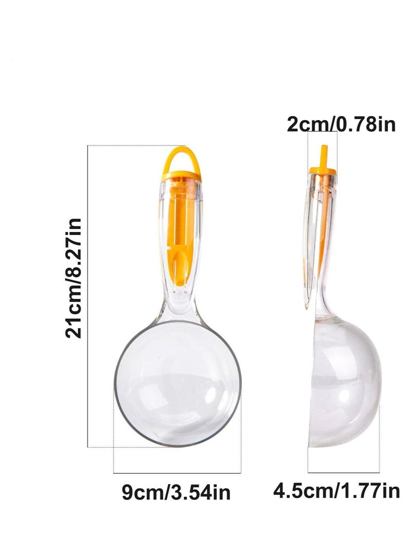 CMGTYYD Dog Food Measuring Cup 200ml Cat Food with Clip | Multifunctional Pet Feeding Spoon, Kitten Strip Compression Spoon, Open，for Multi-Functional Feature for Christmas, Birthdays, Easter, Halloween, Pets - Image 5