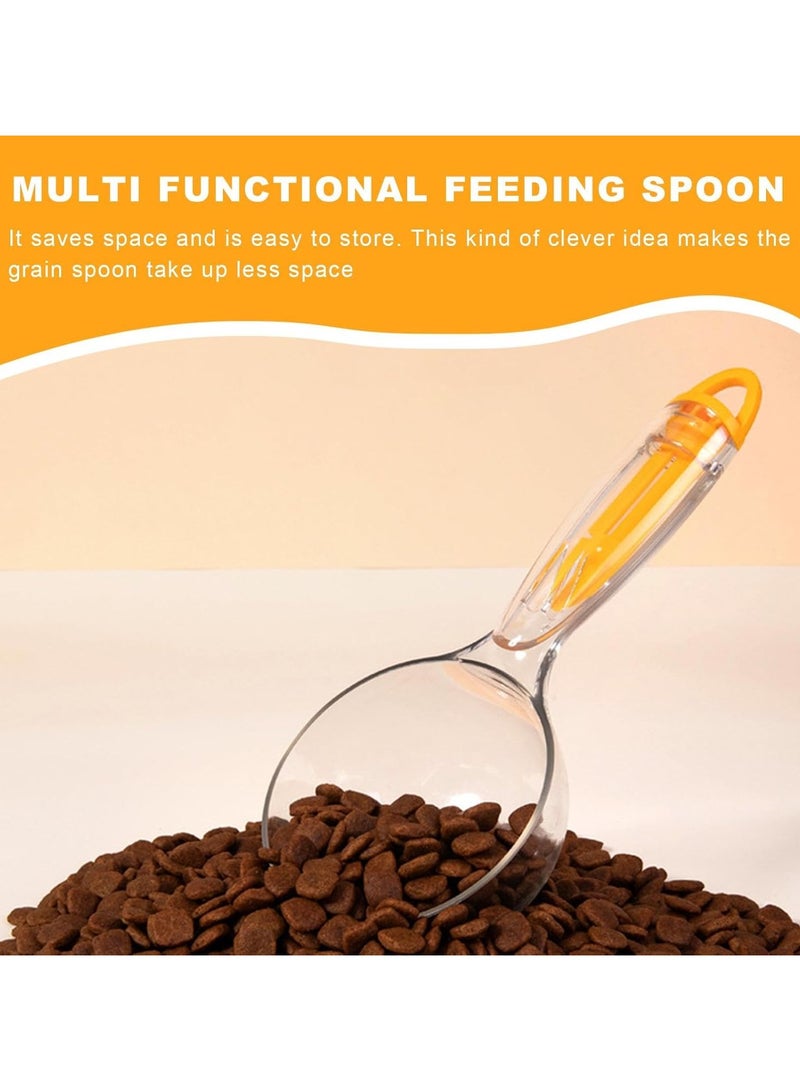 CMGTYYD Dog Food Measuring Cup 200ml Cat Food with Clip | Multifunctional Pet Feeding Spoon, Kitten Strip Compression Spoon, Open，for Multi-Functional Feature for Christmas, Birthdays, Easter, Halloween, Pets - Image 4