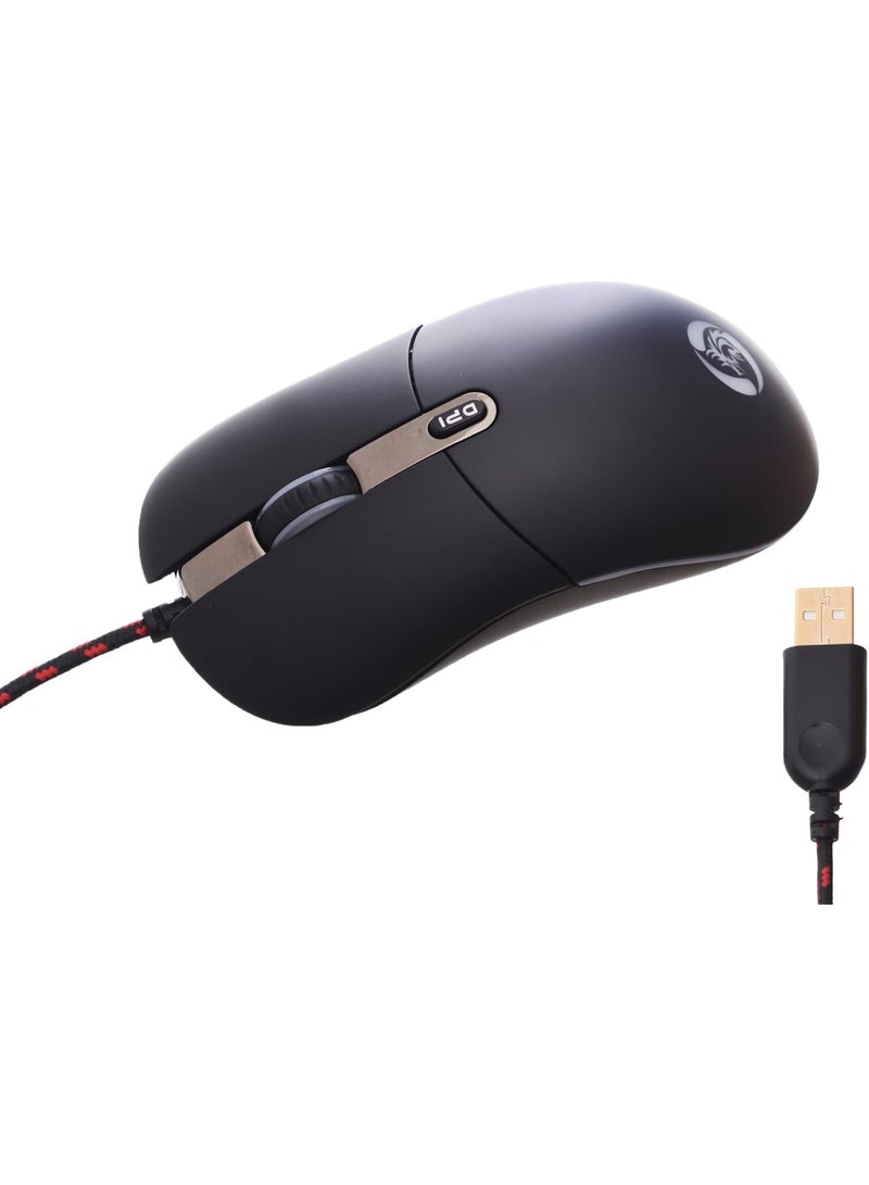 Wired USB Mouse – Comfortable Design with High Precision for Work and Study - Image 1