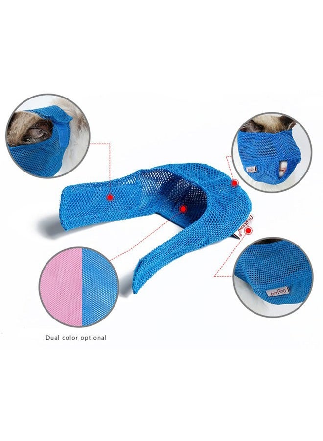ZOOPOLR (PINK-L) - Cat Muzzles - Breathable Mesh Muzzles Prevent Cats from Biting and Chewing - Anti Bite Anti Meow - Image 5