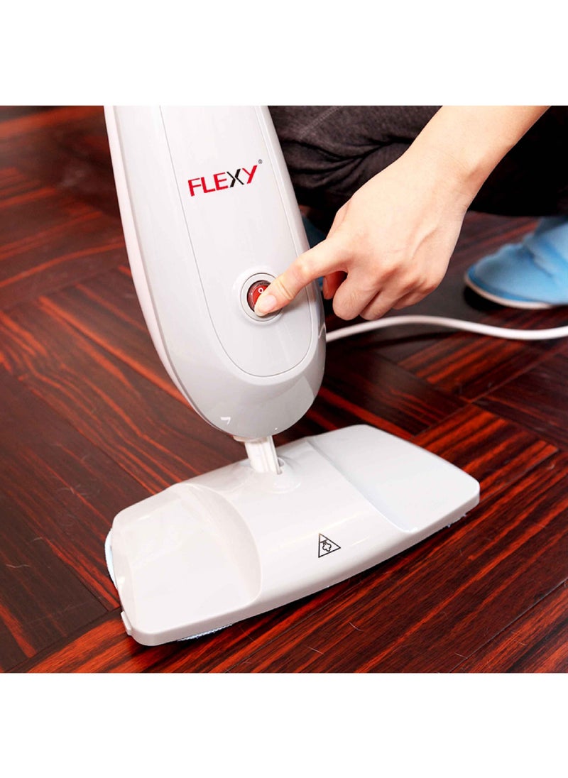 Flexy - 1300W Steam Mop With Adjustable Telescopic Pole Upto 30 inches 16 Foot Power Cord - Image 1