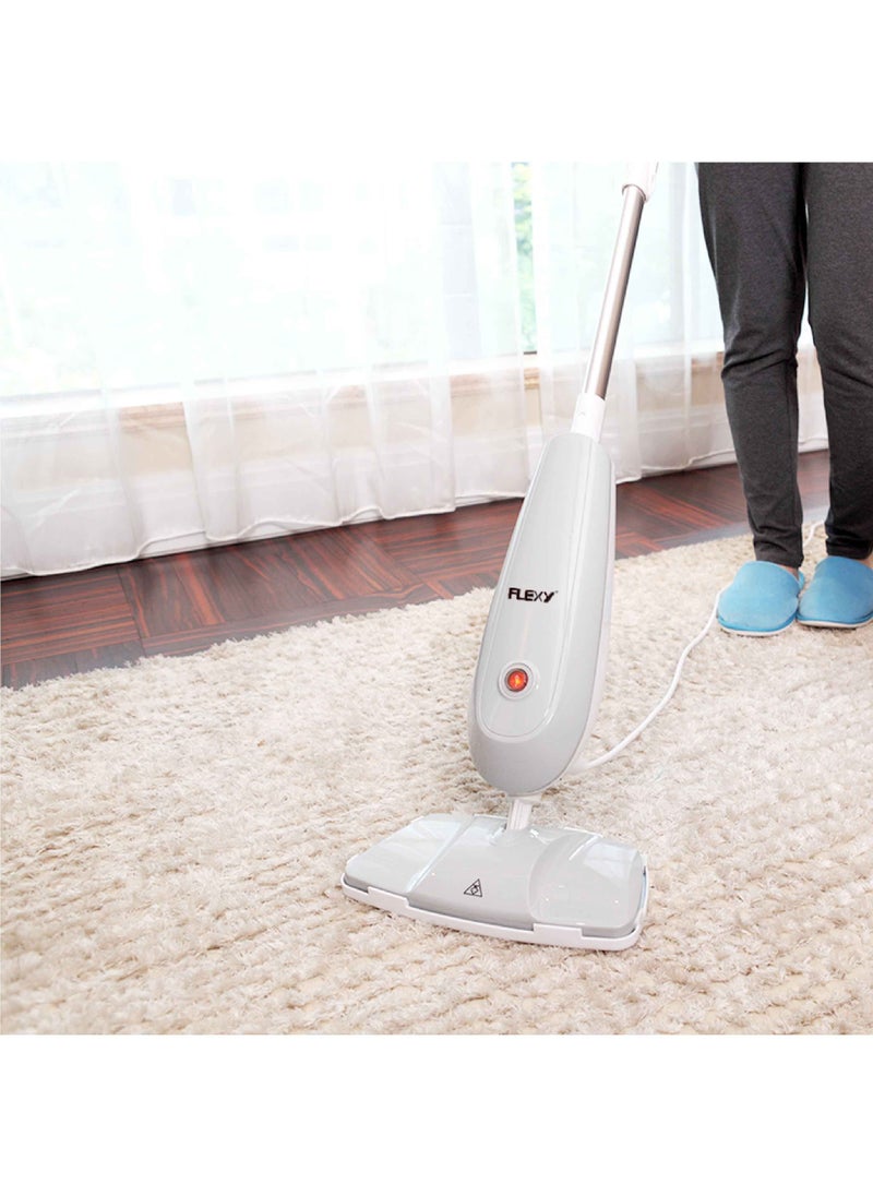 Flexy - 1300W Steam Mop With Adjustable Telescopic Pole Upto 30 inches 16 Foot Power Cord - Image 1