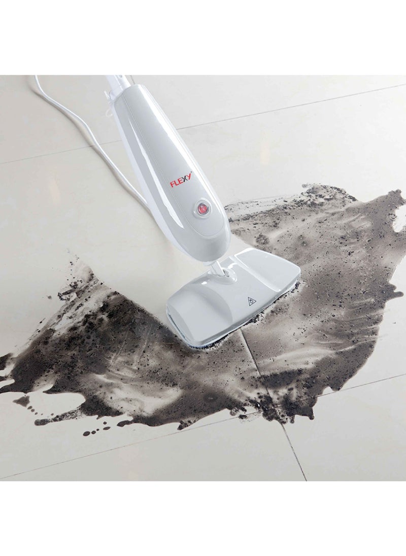 Flexy - 1300W Steam Mop With Adjustable Telescopic Pole Upto 30 inches 16 Foot Power Cord - Image 1