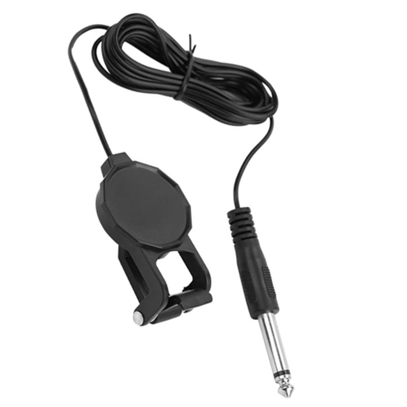 Dilwe Violin Pickup, 6.35mm Audio Jack Clip-on Microphone Piezo Violin Acoustic Guitar Pickup - Image 2