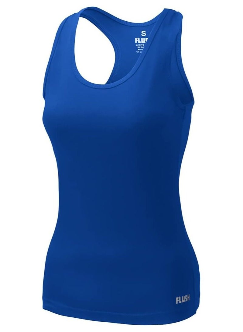 FLUSH Flush Women's Tank Top for Women - Ribbed Yoga Tank Top Racerback Long Fit Gym Shirt - Pack Of 3  - Image 4
