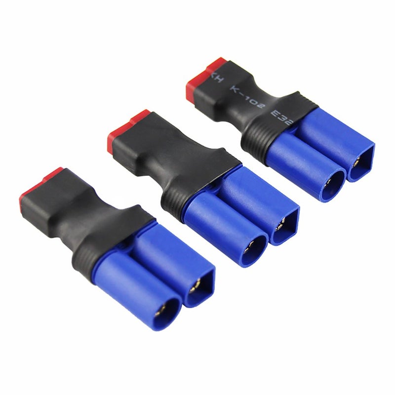 OliYin 3pcs Male EC5 to Female TPlug Losi Connector Adapter Brushless Lipo ChargerPack of 3 - Image 2