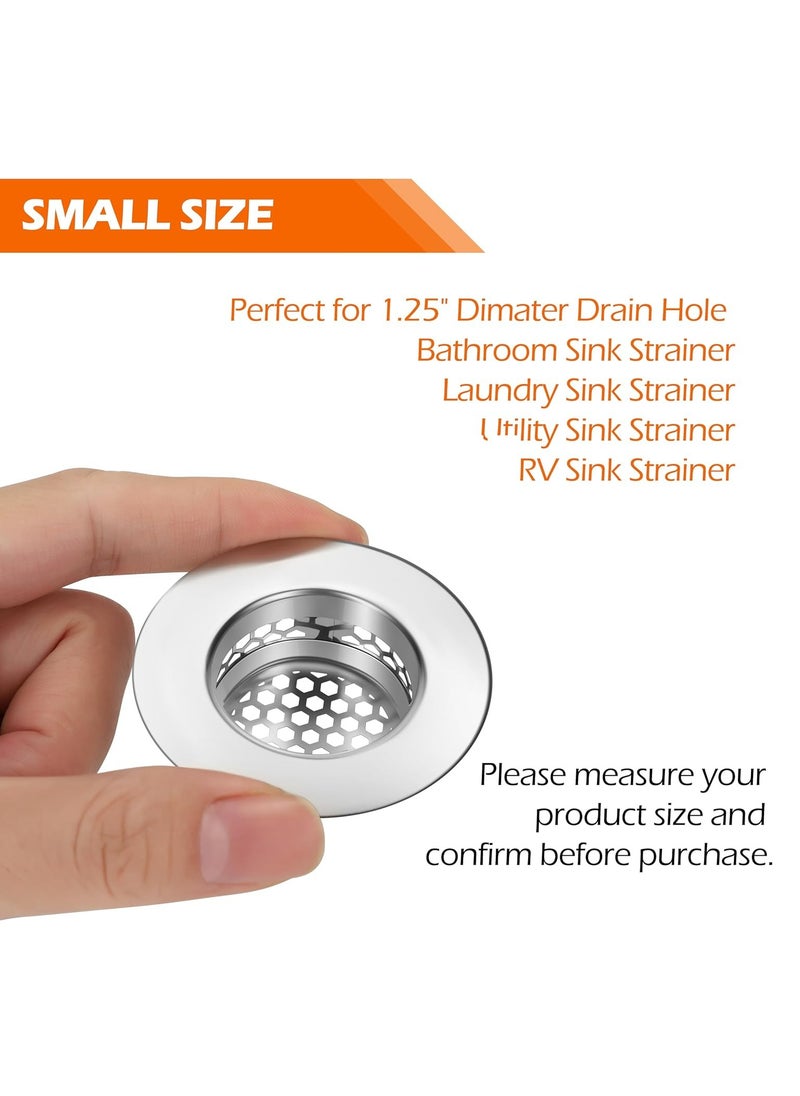 Oasisgalore 3 Pack Sink Strainer Hair Catcher for Kitchen Lavatory Bathtub，Fit Hole Size from 1.25"  - Image 3